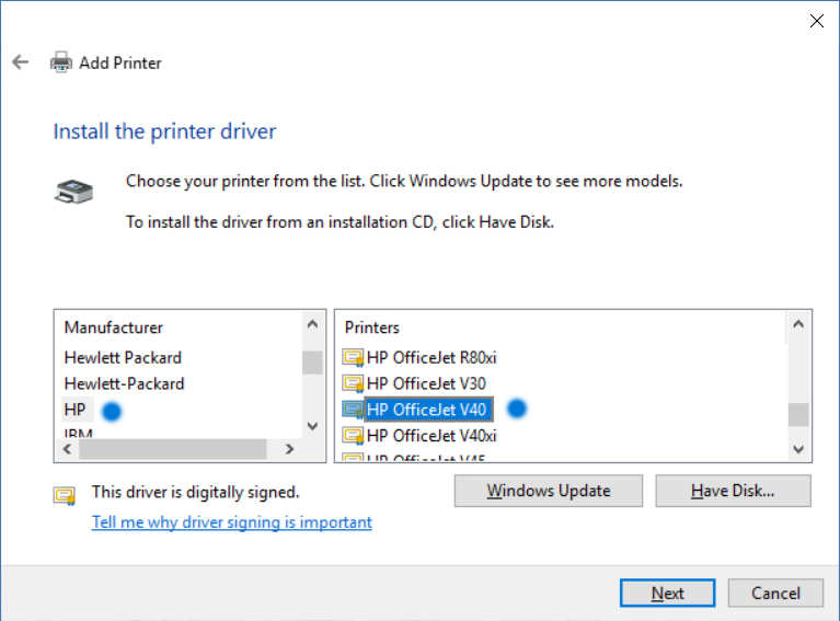 Add a printer 5a Officejet V40.jpg