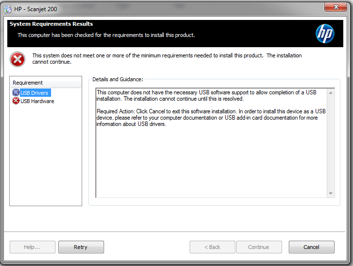 HP Scanjet 200 Driver Installation Problem - HP Support Community - 5966202