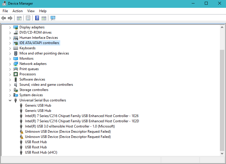 7 series c216 chipset. USB устройство драйвер. Неизвестное USB устройство. USB\device_descriptor_failure. Сбой запроса дескриптора.