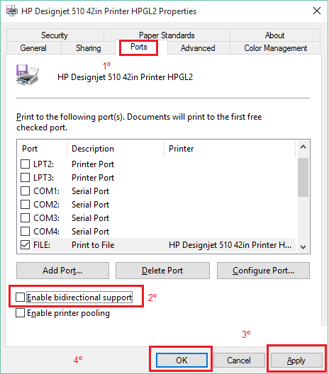 HP 7612 - not "flushing" with printer connected to rou... - HP Support Community -