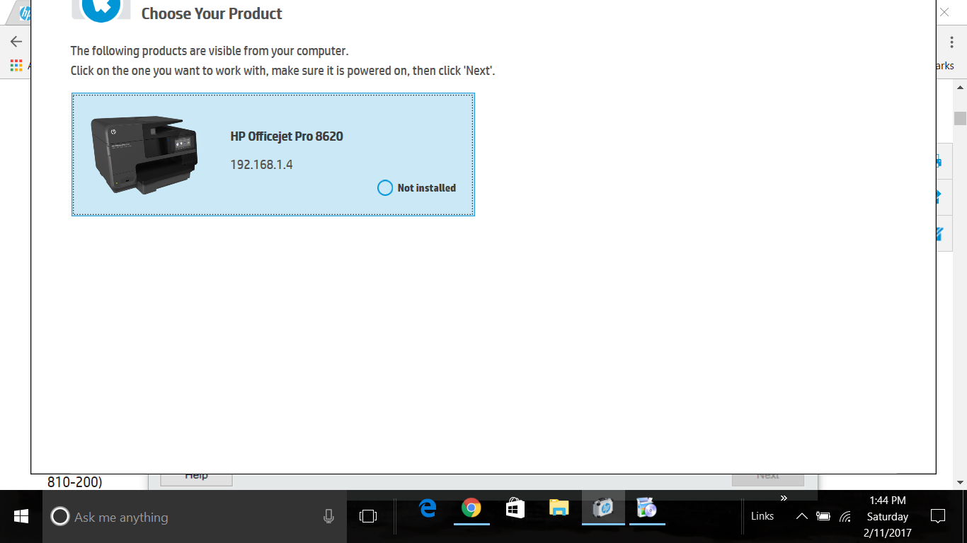 Unable to connect my printer from one laptop - HP Support Community ...