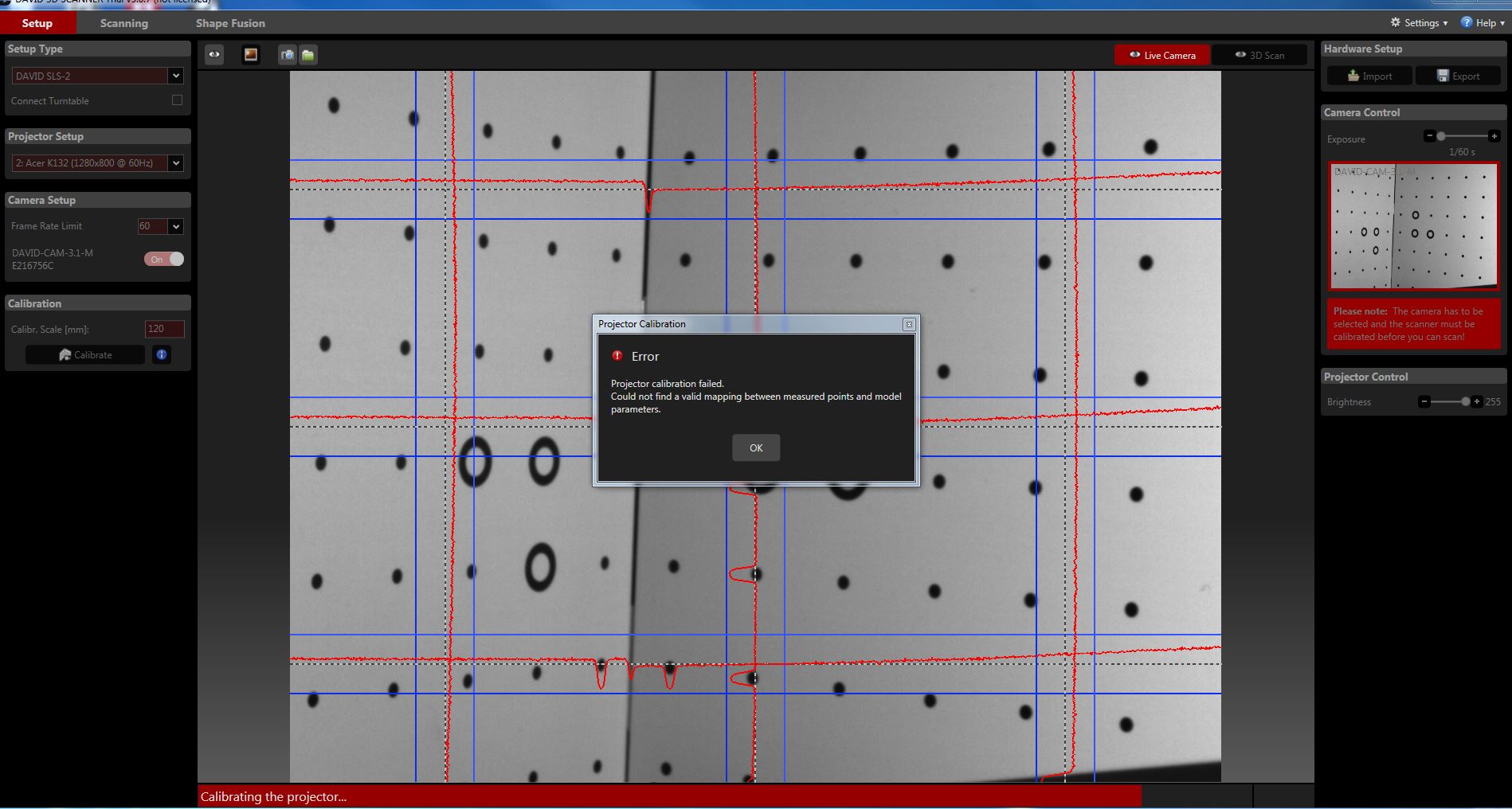 Calibration Fails HP Support Community 5981209