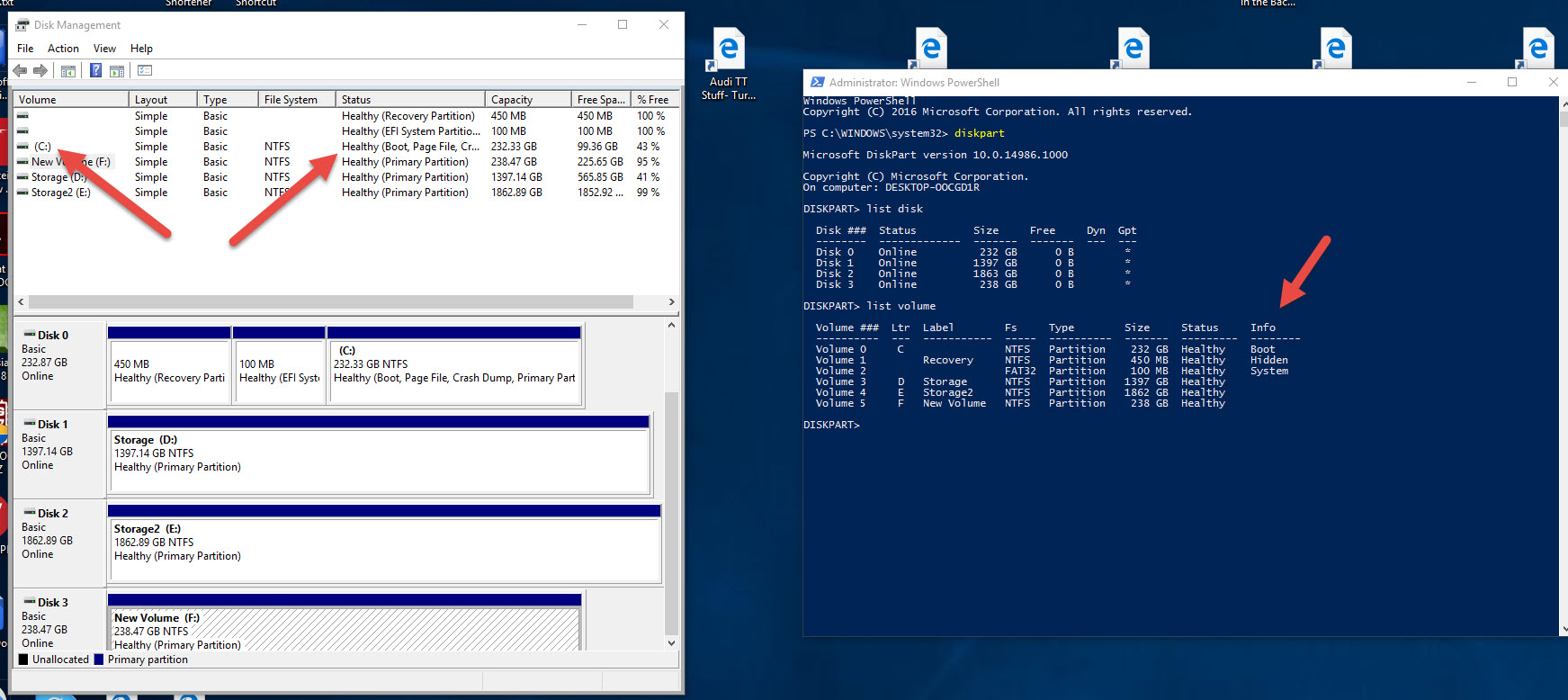 Low Disk Space On Recovery Drive D Error Message Windows HP