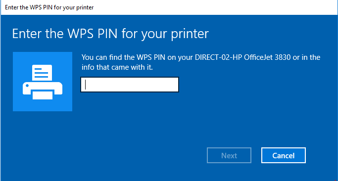 Где ввести пин код. Пин код WPS для принтера.