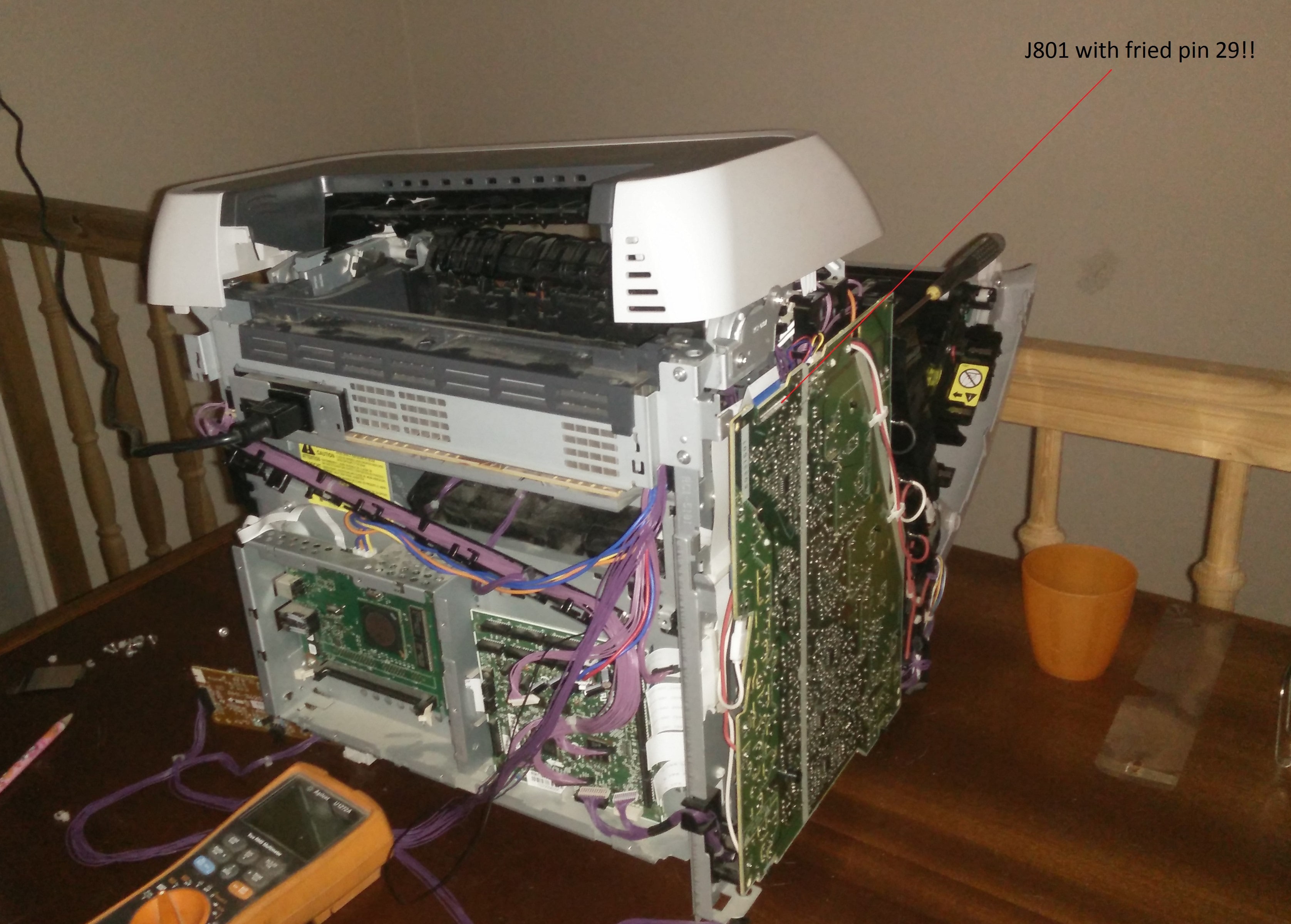 HP laserjet 2605dn printer door open error - HP Support Community - 5856290