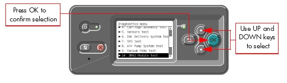 password forgotten of the plotter HP desgnjet Z6800 - HP Support ...