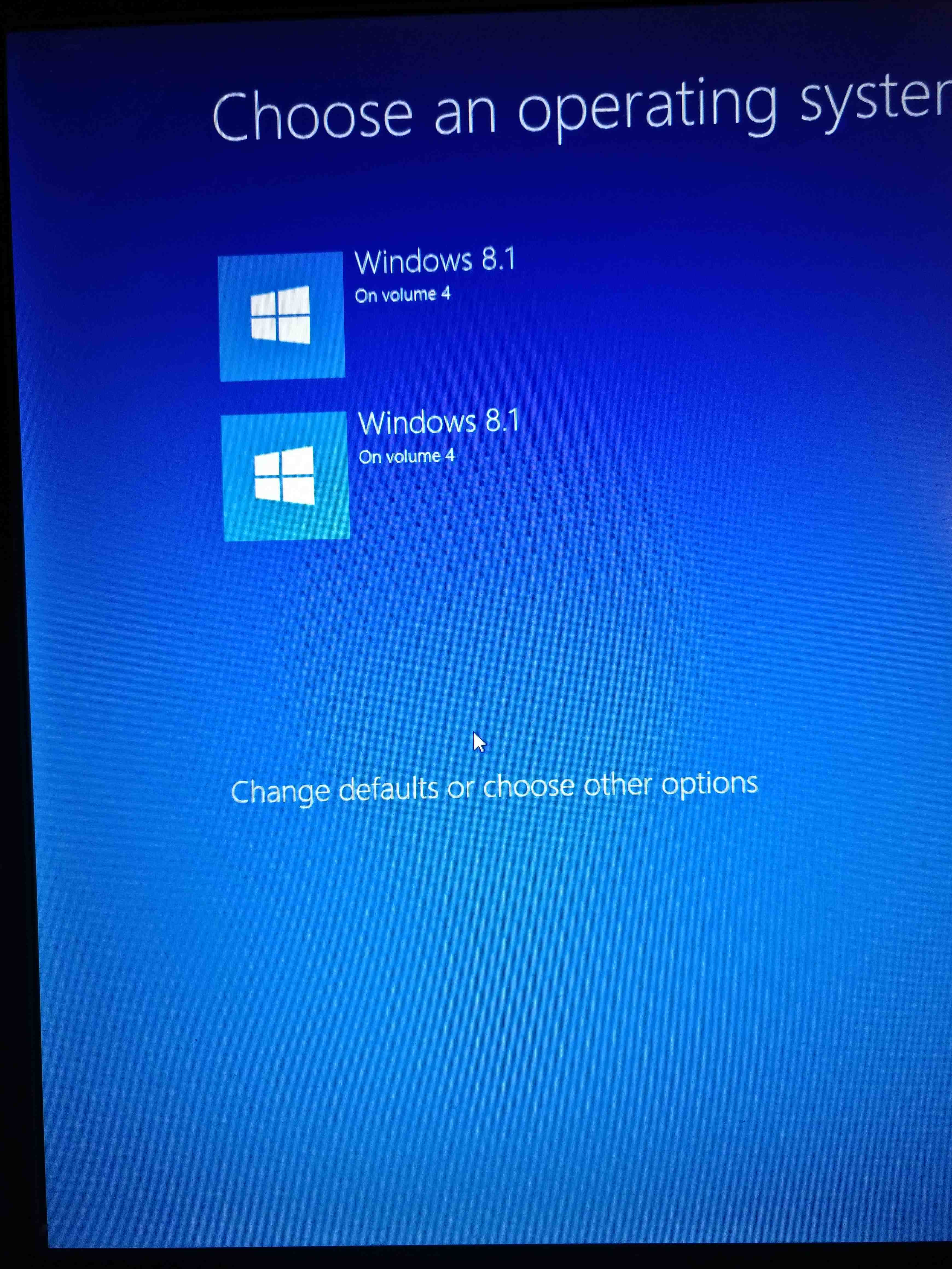 Dual boot windows 8.1 after reinstall - HP Support Community - 6060698