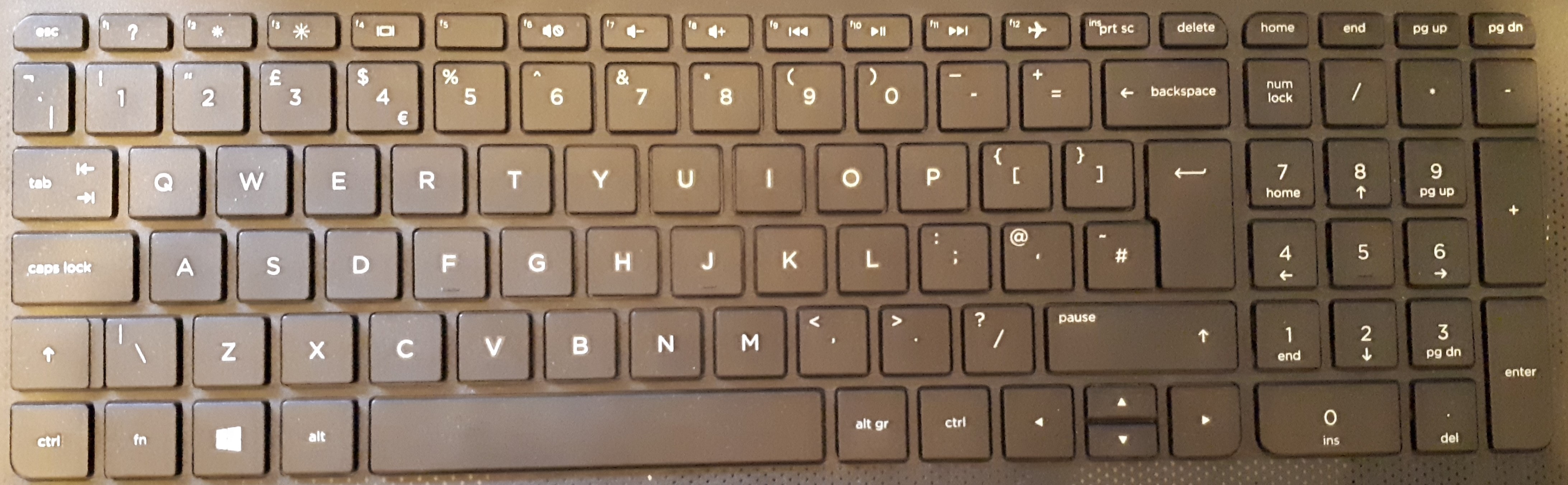 Keyboard layout