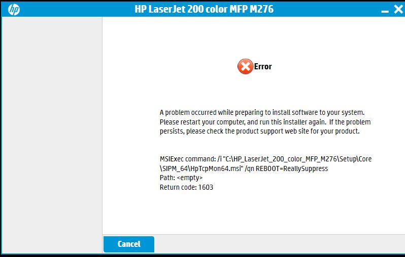 Win 10 64 bit and laserjet pro 200 mfp fails on driver... - HP Support Community - 6097890