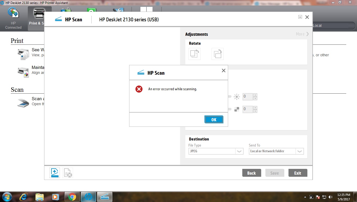hp printer 2135 software