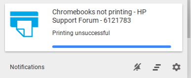 hp printer not printing from chromebook