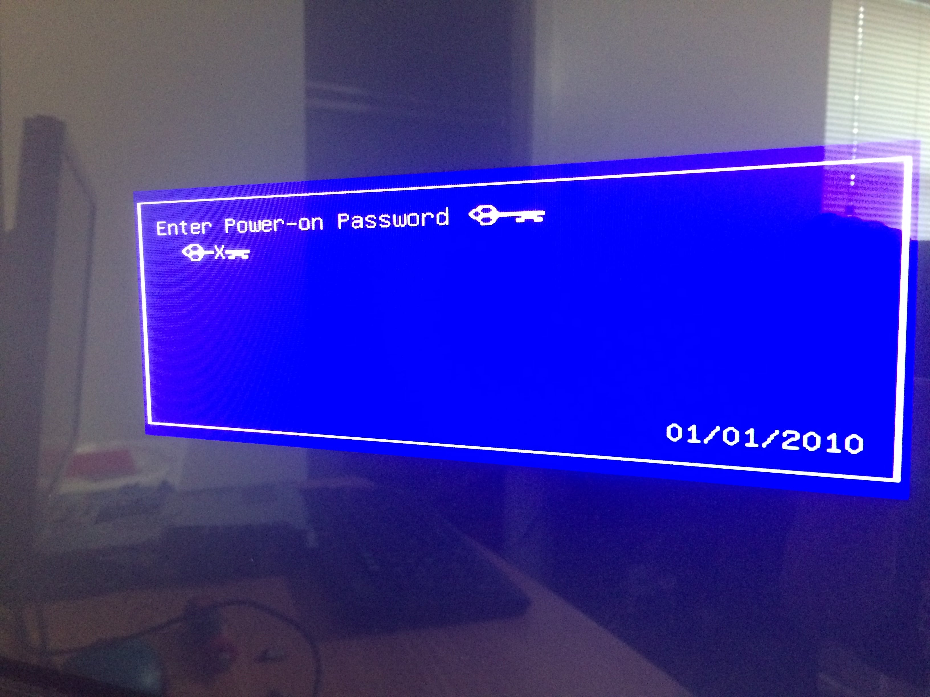 Enter administrator password or power on password что делать hp