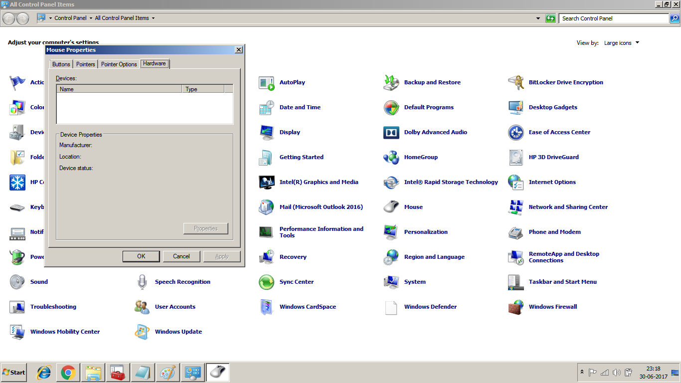 Hp Mouse Stops Working