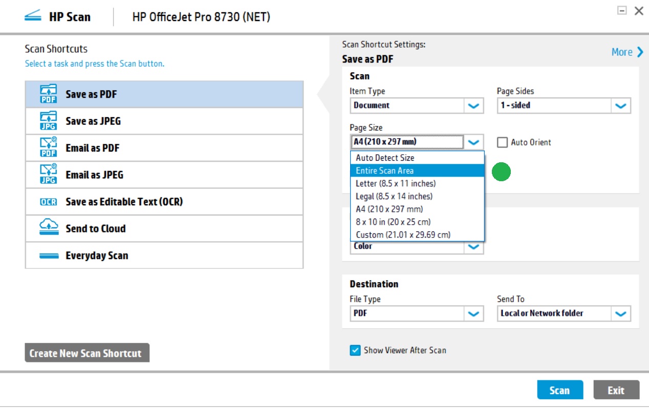 Solved Scanning A 8 12 X 14 Document Hp Support Community 6222701 1942