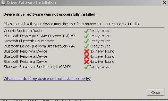 Solved: Bluetooth Peripheral device drivers not found when installin... -  HP Support Community - 6224924