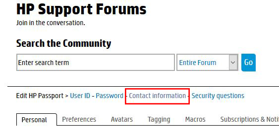 Solved: Change email address - HP Support Community - 6229485