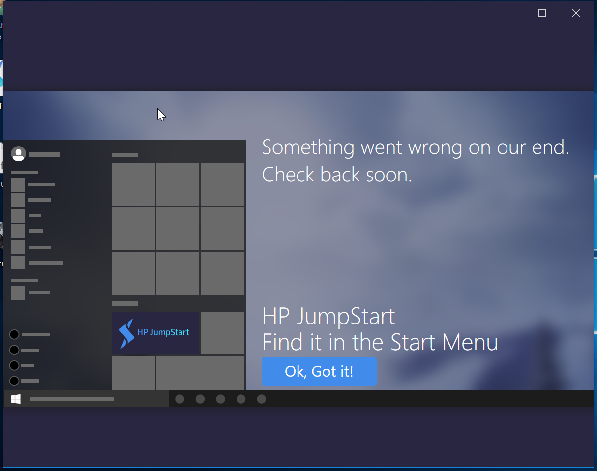 Is HP Jumpstart supposed to run without any audio/sound? HP Support