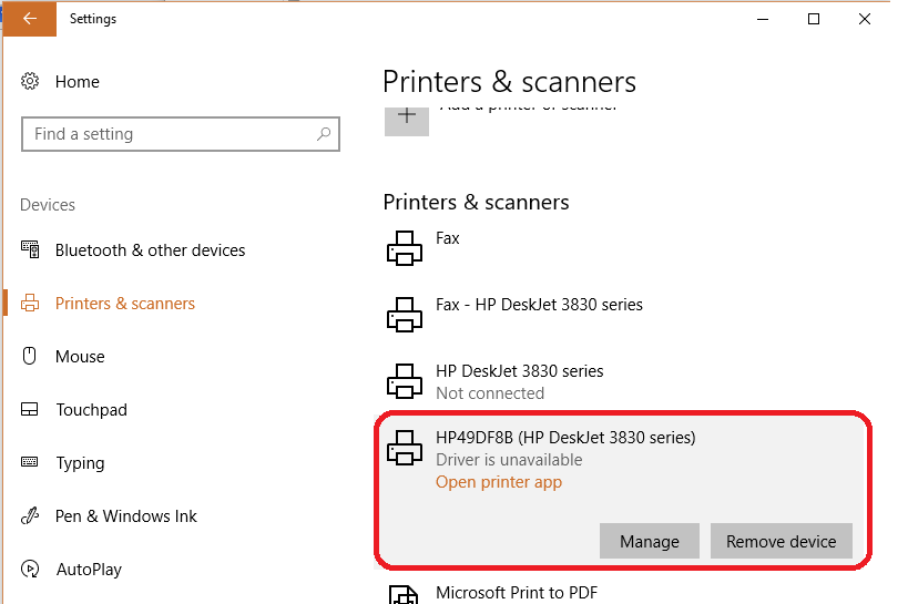 Can not install printer HP DeskJet Ink Advantage 3835 - HP ...