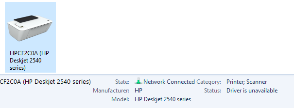 Deskjet 2540 All In One Drivers Unavailable Windows 10 Hp Support Community 6284343