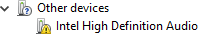 Other devices- Intel High Definition Audio.PNG
