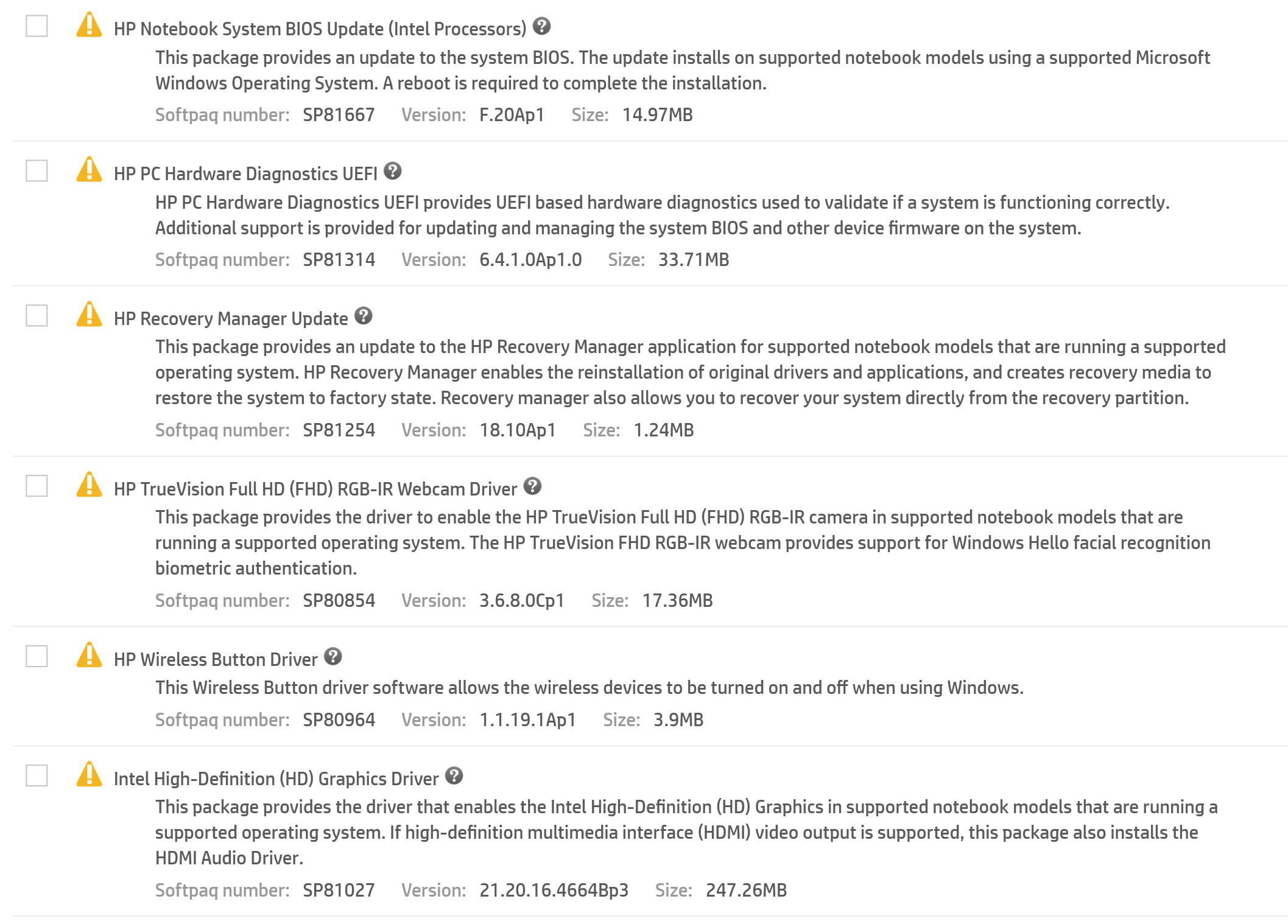 Solved: BIOS + Graphics Update - HP Support Community - 6327607