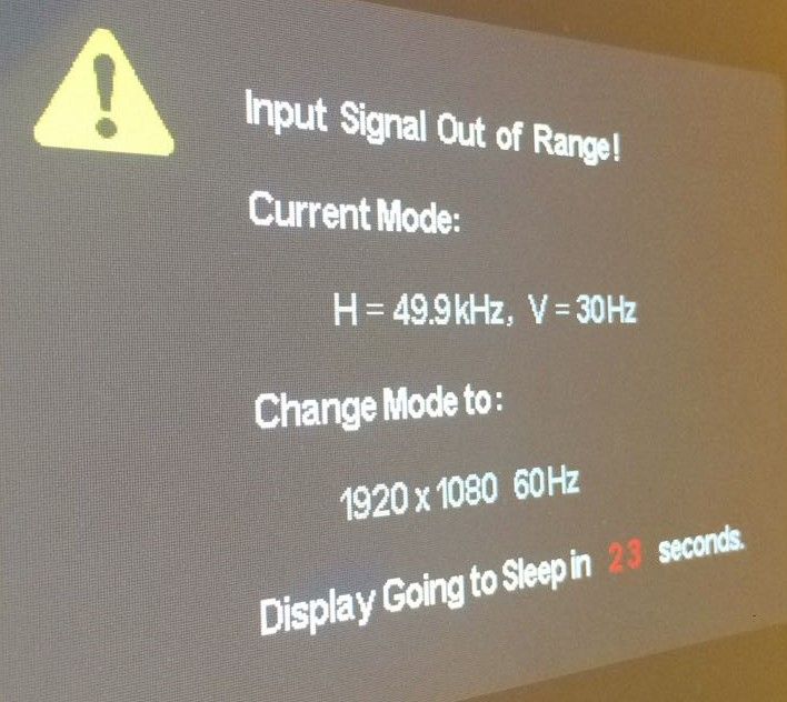 input signal out of range - HP Support Community - 6340752