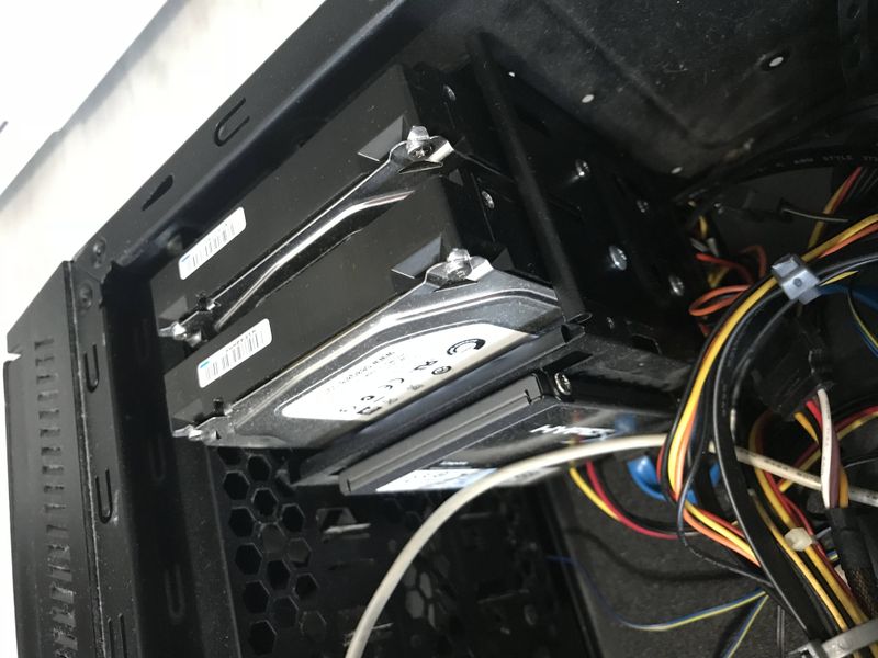 SSD for OS + 2 more HDD