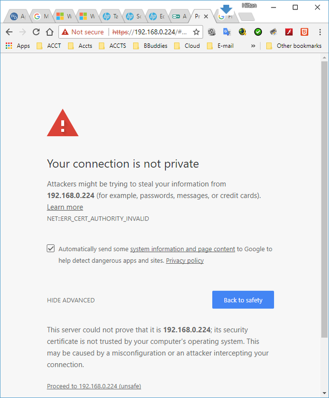 hp officejet embedded web server