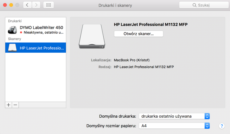 LaserJet M1132 MFP doesn't work on macOS - HP Support Community - 6332509
