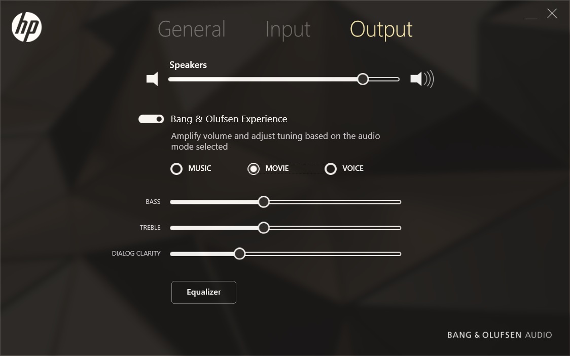 Solved: Bang & Olufsen Audio Control Panel won't launch - HP Support  Community - 6393313