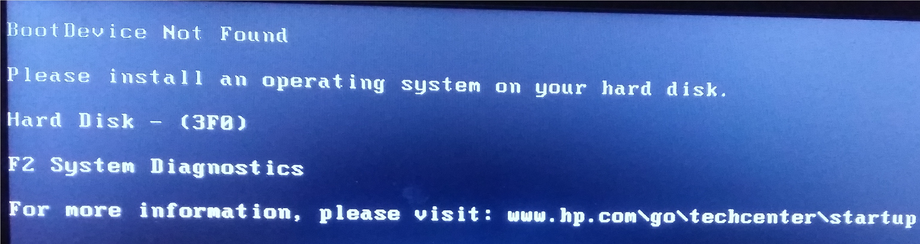 SMART Hard Disk Error & SMART Check WARNING, Short DST W... HP