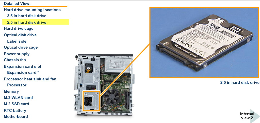 Hp pavilion desktop hard drive discount