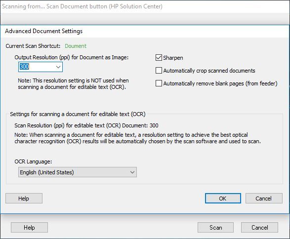 scan double sided documents hp