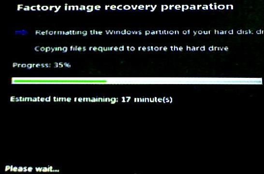 Solved: HP Restoration Incomplete Error - HP Support Community - 1053129