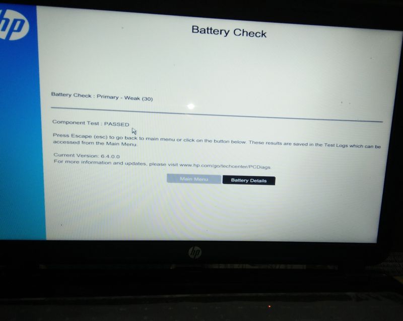 Solved: BATTERY PROBLEM - HP Support Community - 6433513
