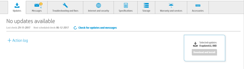 No Updates found