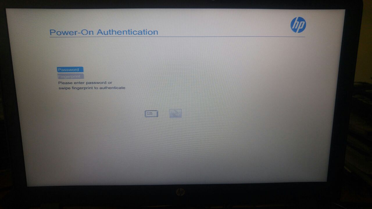 Power-On Authentication (stuck) - HP Support Community - 6446793