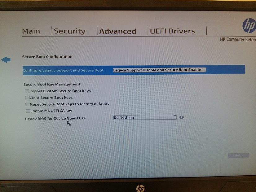 HP elitedesk 800 g3 enable legacy boot - HP Support Community - 6458597
