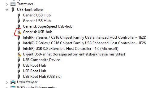 Generic USB-hub not working in Windows 10 PRO 64bit - HP Support Community  - 6461304
