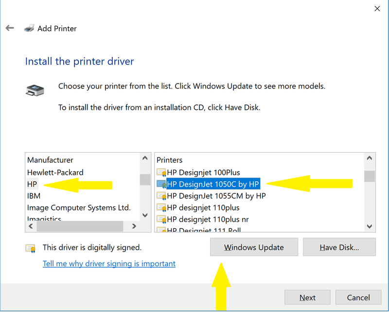 hewlett packard designjet 1050c