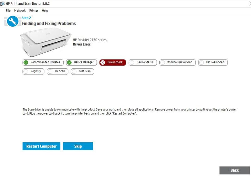 hp support dj2130