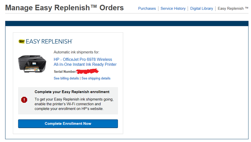 best buy ink replenishment program