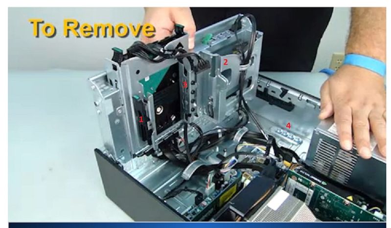 Installing 2nd HDD into Z240 SFF Workstation - HP Support Installing 2nd HDD into Z240 SFF Workstation - HP Support
