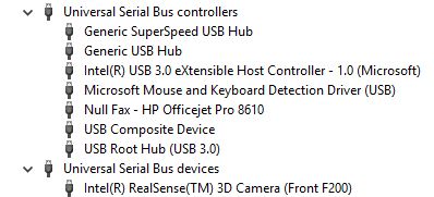 Settings when ports working