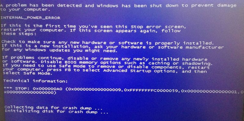 Blue screen of death using Hibernate in Windows 7 - HP Support Community -  6599185