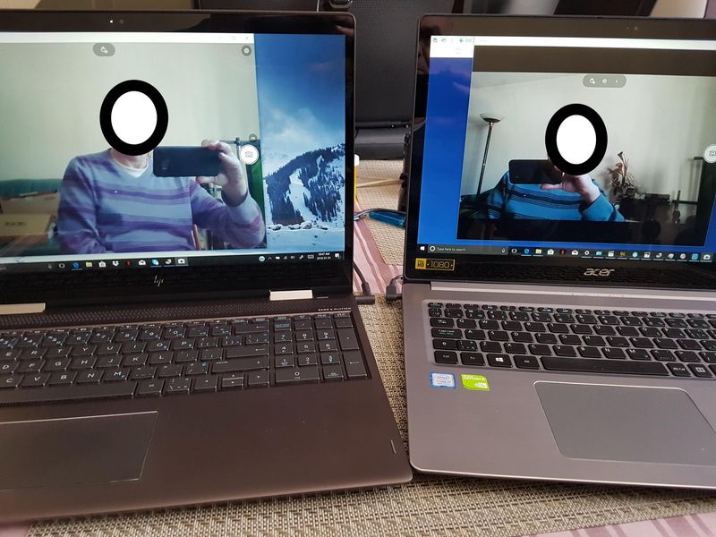 HP  Envy x360 webcam vs. Acer Swift 3