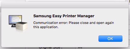samsung printer manager mac