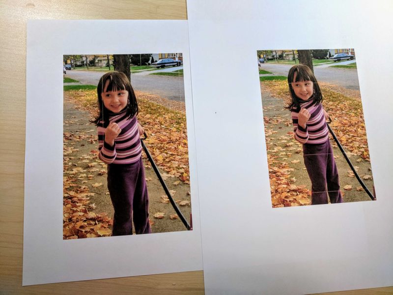 Unwanted lines in photo printing - HP Support Community - 65836
