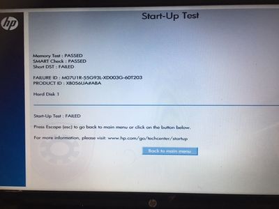 Reseult of the Start up Test