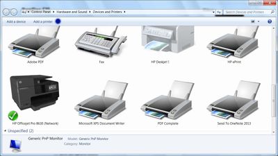 1. Go to Devices and Printers > Add a printer